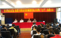 云顶集团3118集团庆祝建党九十周年“七一”表彰大会